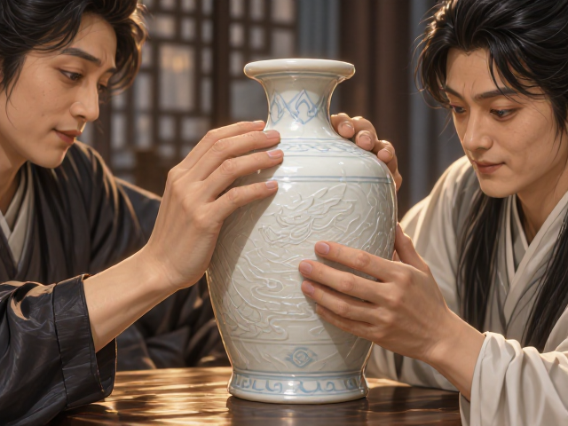 仿古白瓷构件清洁指南，免强酸强碱，呵护龙凤纹古韵