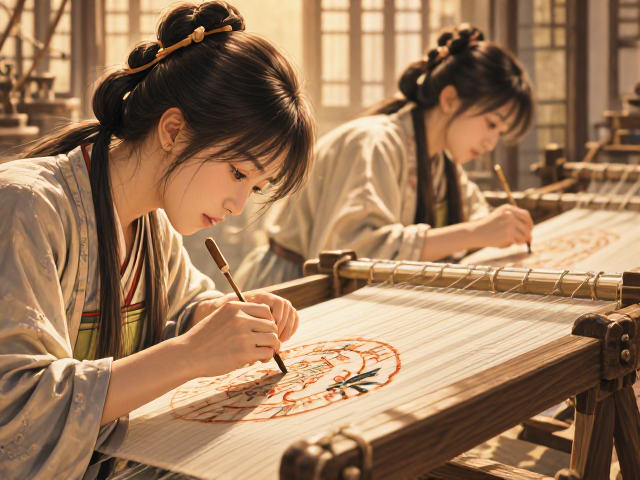 传统戳纱绣针法，地方非遗工坊里的挑纱技艺传承