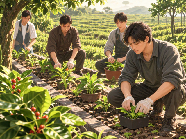 咖啡庄园建园指南，实生种苗选择与除草松土关键技术