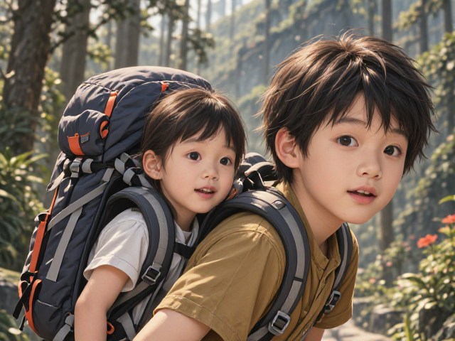 3-6岁幼童爬山包怎么选?重物靠背防压肩,安全舒适更省力