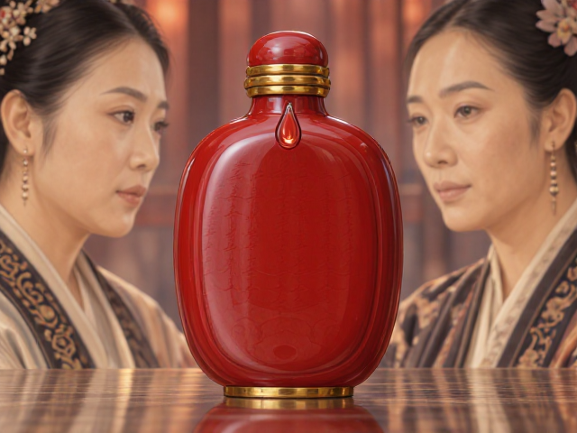 康熙胭脂红鼻烟壶,帝王朱红浓丽端正,古韵外画赏析