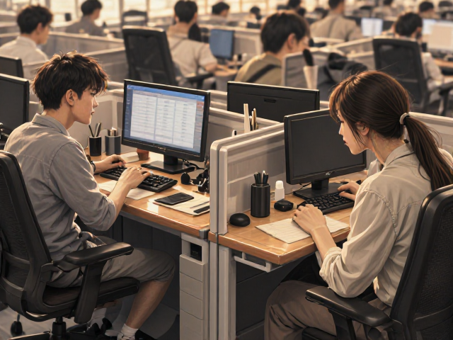 共享办公怎么选?多向调节扶手工位,久坐不累更高效