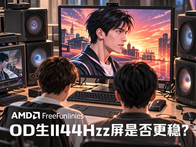 AMD FreeSync,OD过驱动,原生144Hz屏是否更稳?实测解析