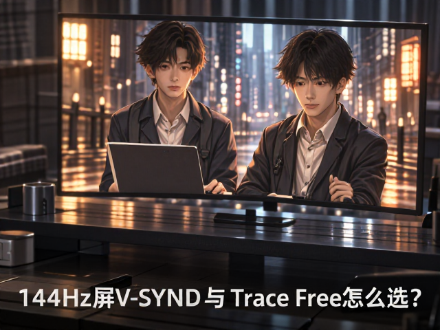 144Hz屏V-Sync与Trace Free怎么选？游戏党必看调校指南