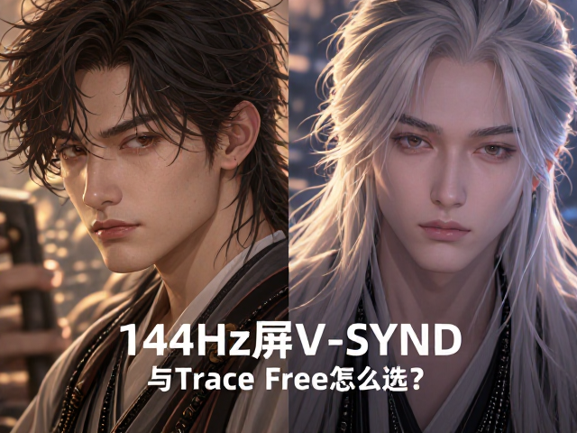 144Hz屏V-Sync与Trace Free怎么选？游戏党必看调校指南