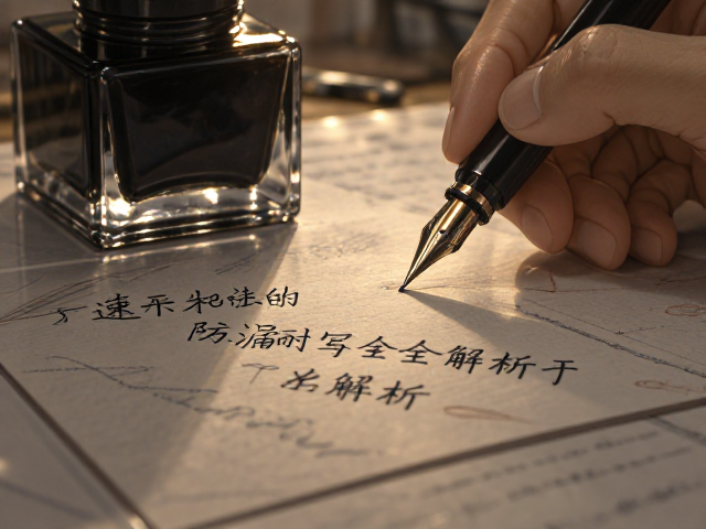 高硬度不锈钢笔尖搭配速干墨水，防漏耐写全解析