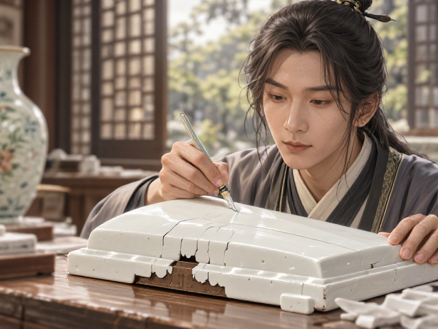 仿古白瓷构件修复，胎釉结合自然度与修复程度评估指南