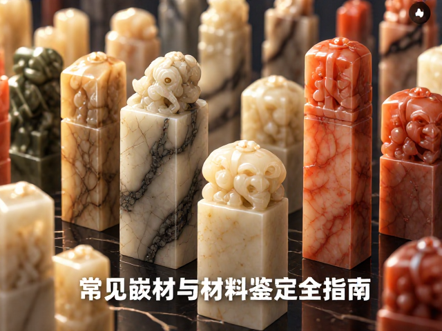寿山石镶嵌怎么选？常见嵌材识别与材料真伪鉴定全指南