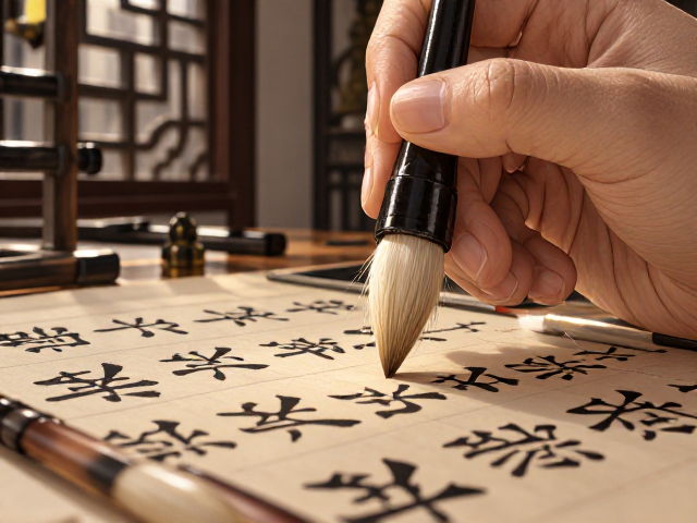 羊毫写楷书，软毫控笔技巧与选笔指南