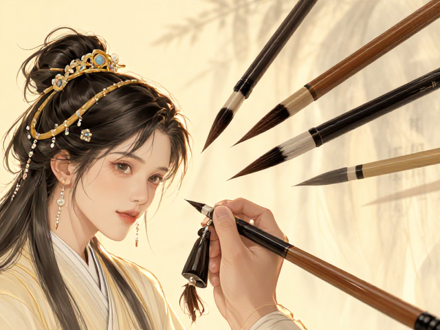 羊毫笔套帽保护技巧，大写意创作如何选笔护笔？