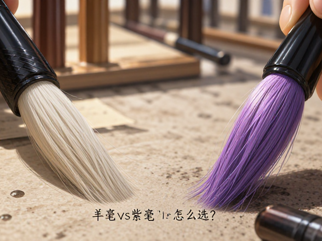 羊毫vs紫毫，文房雅器怎么选？揭秘毛笔软硬度与书写体验