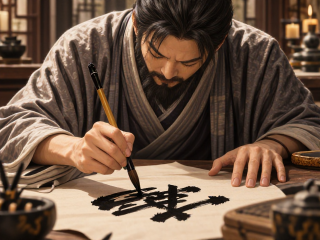 非遗技艺,羊毫笔配衬垫,古法书写新体验