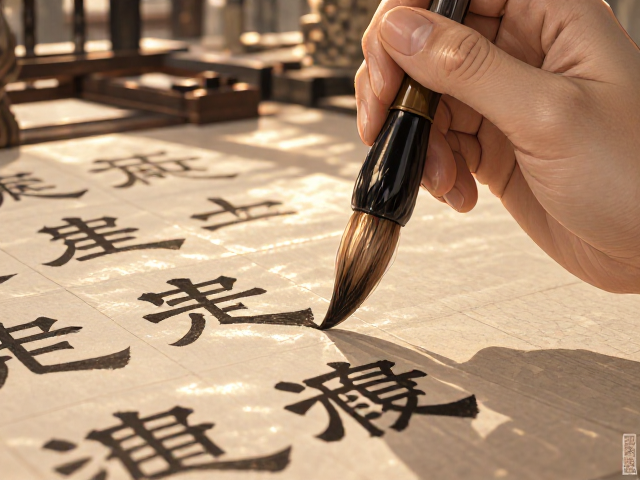 长锋硬毫写隶书魏碑，笔法技巧与选笔指南