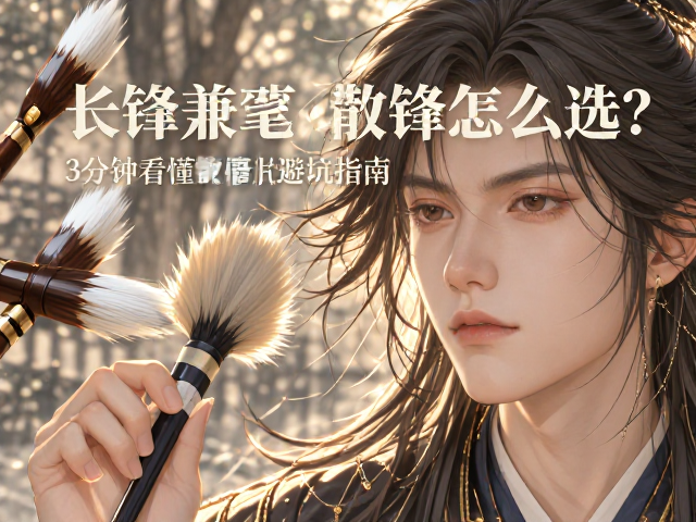 长锋兼毫散锋怎么选？3分钟看懂毛笔特性，避坑指南