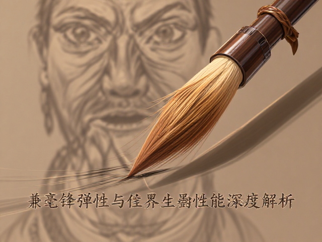 长锋猪鬃兼毫毛笔评测,兼毫锋弹性与蓄墨性能深度解析