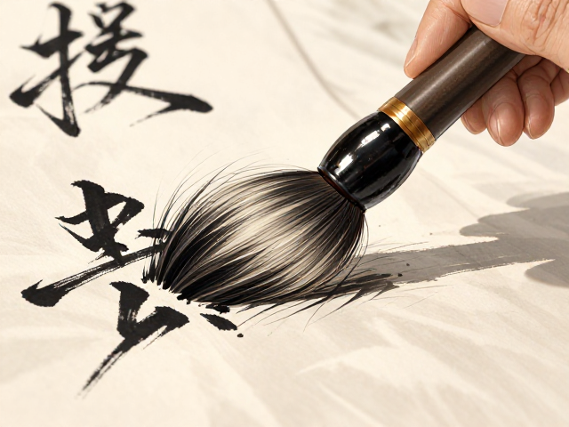 长锋行草大字笔肚铺毫技巧,掌握提按转折,写出流畅气势