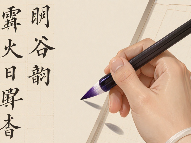明清尚态小楷,紫毫锐利勾勒笔锋,练出灵动古韵