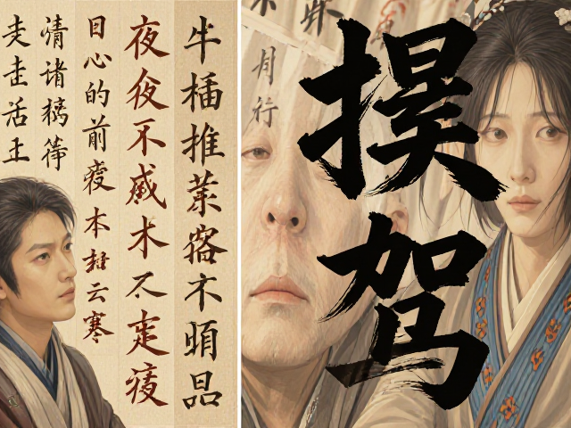 小楷与擘窠大字对比，特殊定制书法如何平衡精致与气势？