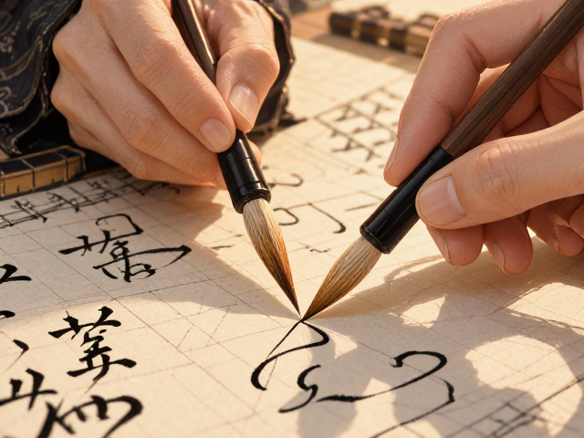 练字入门指南,小楷与行草配长毫技巧,新手必看