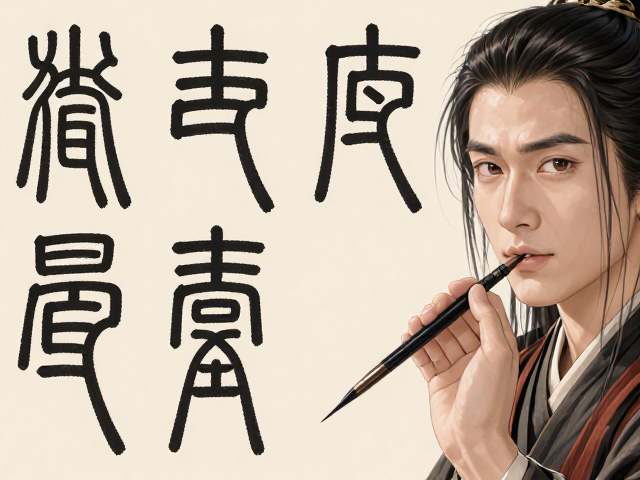 篆书并笔技法解析，楷书笔尖要尖与线条质感的辩证关系