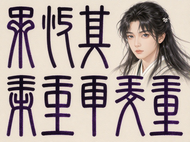 篆书称其轻重，紫毫笔锋下的书法平衡美学