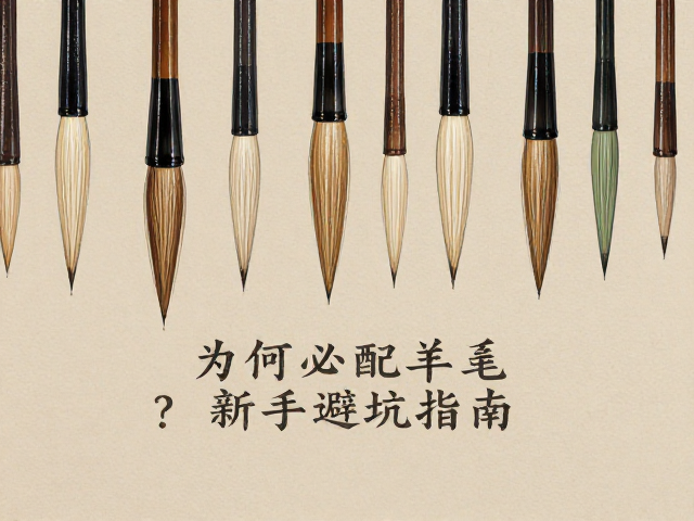 书法比赛选笔攻略,篆书为何必配羊毫?新手避坑指南