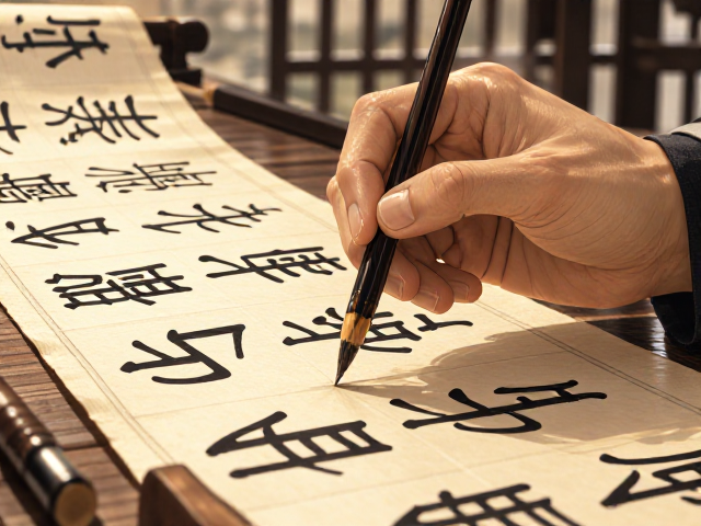 篆书长卷创作技巧,定期修剪笔法提升作品气韵