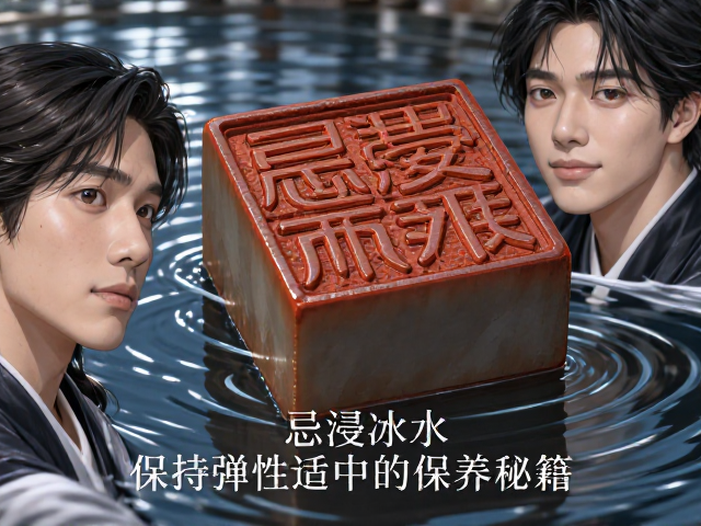 篆书印章忌浸冷水，保持弹性适中的保养秘籍