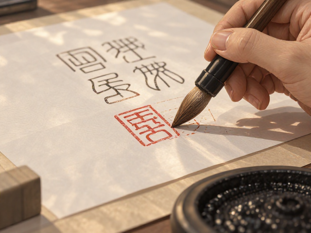 篆书印章钤盖技巧，散毫毛笔如何印出金石韵味？