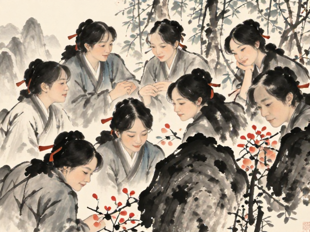 傅抱石花鸟画题跋赏析，笔墨意境与收藏价值全解析