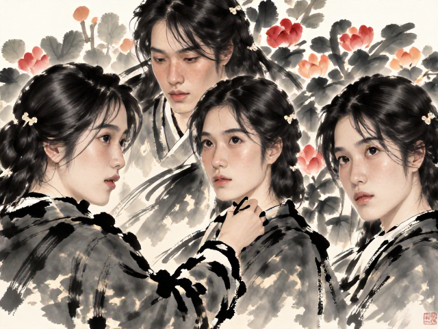 李可染花鸟画技法，中锋用笔的精髓与创作赏析