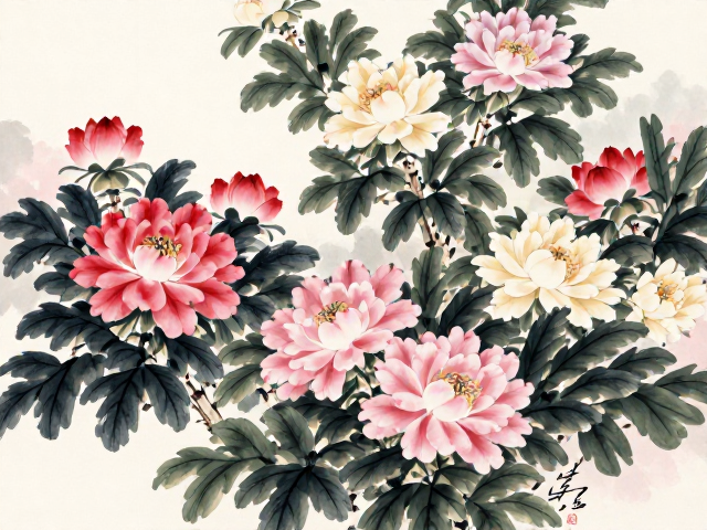 张大千花鸟画赏析，揭秘&ldquo;随类赋彩&rdquo;的灵动意境