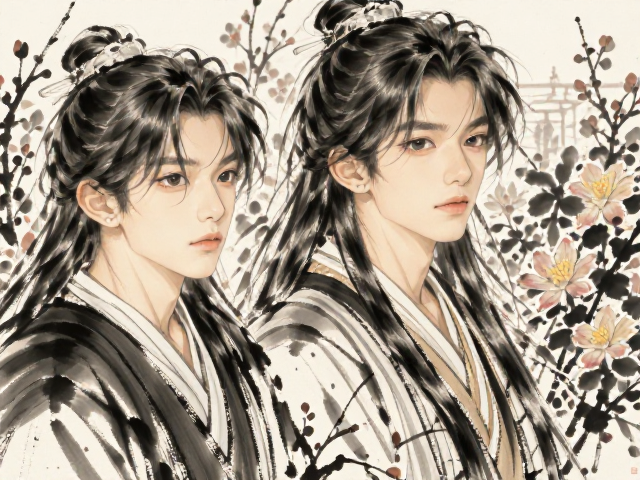 花鸟走兽画法,掌握浓淡干湿笔法,画出灵动水墨意境