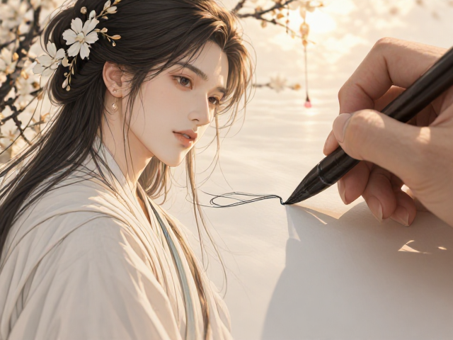 花鸟画勾线技巧,笔断意连的韵味与实操指南