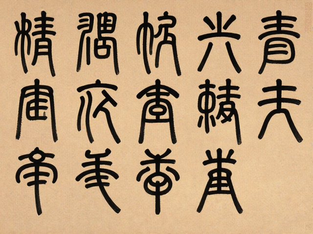 篆书大楷勾线笔怎么选?长锋羊毫,大笔搭配指南