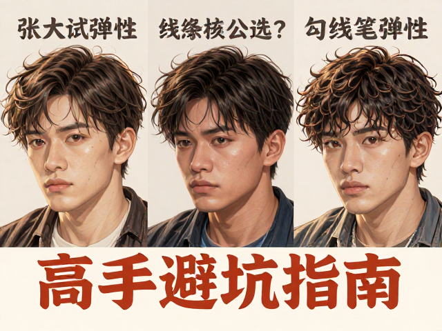 张大文教你试弹性,勾线笔怎么选?高手避坑指南