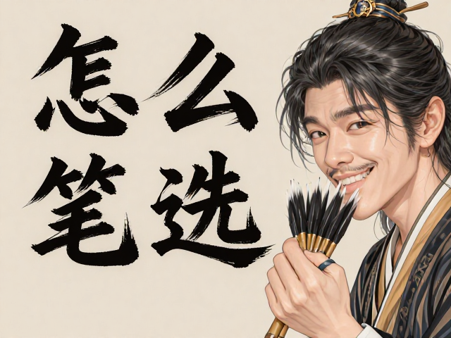 大字榜书勾线笔怎么选?中锋长锋羊毫大狼毫推荐