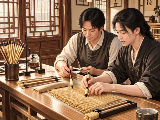 正宗湖笔特净,精选沙田稻草制作,书法考级必备好笔