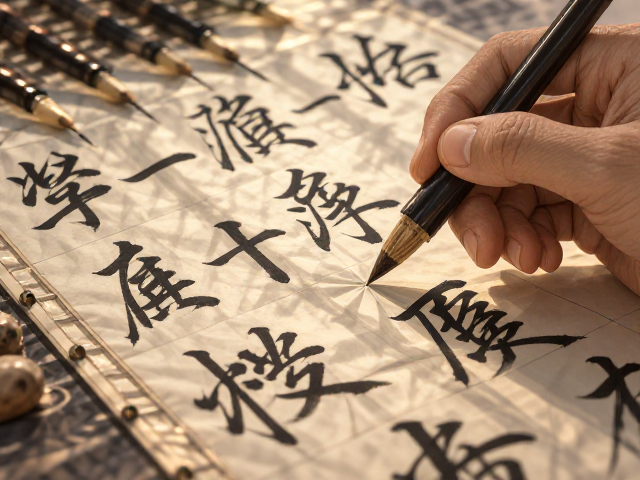 湖笔配熟宣,帘纹均匀如何提升书法质感与作品档次