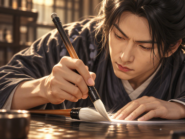 择毫石制山羊毛,揭秘顶级毛笔选材与SEO高流量写作技巧