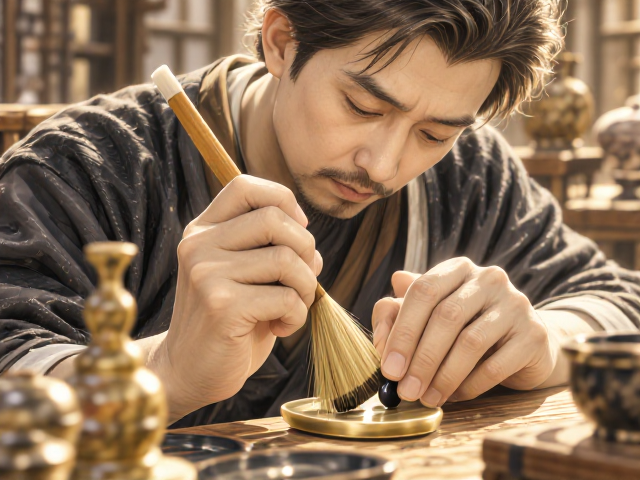 山东潍坊漆艺传承人择毫，匠心独运，传承非遗之美