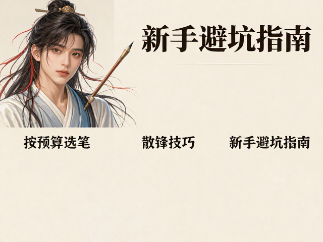 按预算选笔，刚柔并济散锋技巧，新手避坑指南