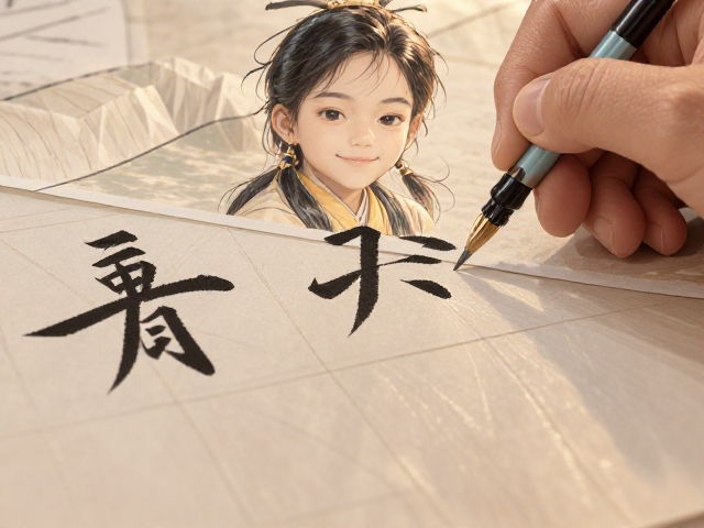 儿童启蒙线刻笔分叉怎么办?3招教你选对笔锋,轻松练好书法