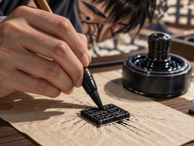 篆刻专用墨导致笔锋分叉?简易书法练习避坑指南