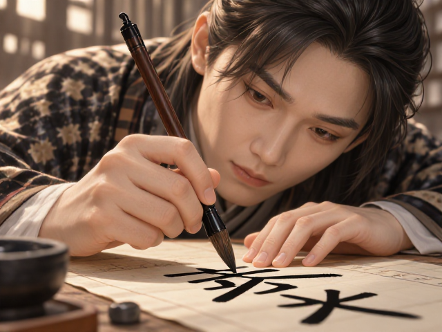 笔锋分叉怎么办?简易书法练习中定期清洁笔毛的养护技巧