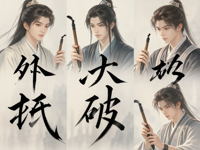 广州硬笔书法,笔锋分叉怎么破?3招平衡视觉重心