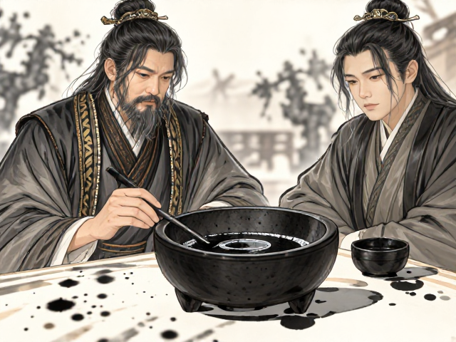 明清鼎盛松烟墨汁鉴赏,如何挑选配水盂的文房雅器?