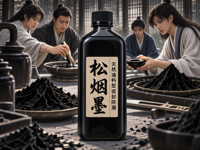 松烟墨汁怎么选？天然油料型密封防潮，古法墨香不稀释
