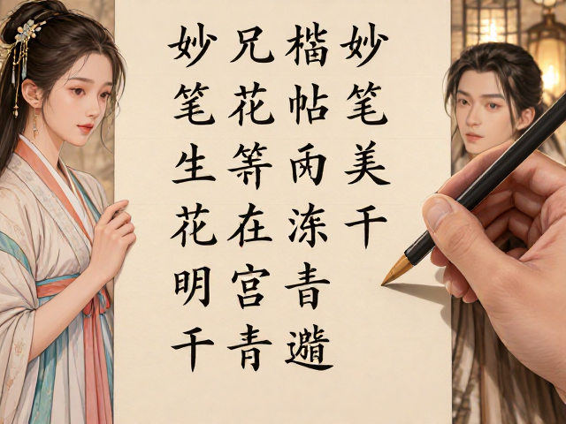 楷书临帖避光阴干,妙笔生花练字技巧