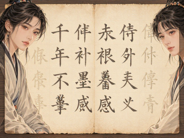 楷书临帖指南,千年不褪墨色,如何修补旧纸提升临摹质感?